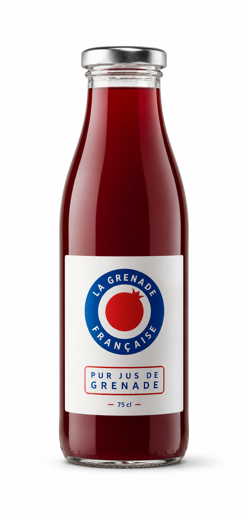 Pur jus de grenade bio La Grenade Française bouteille 75cl