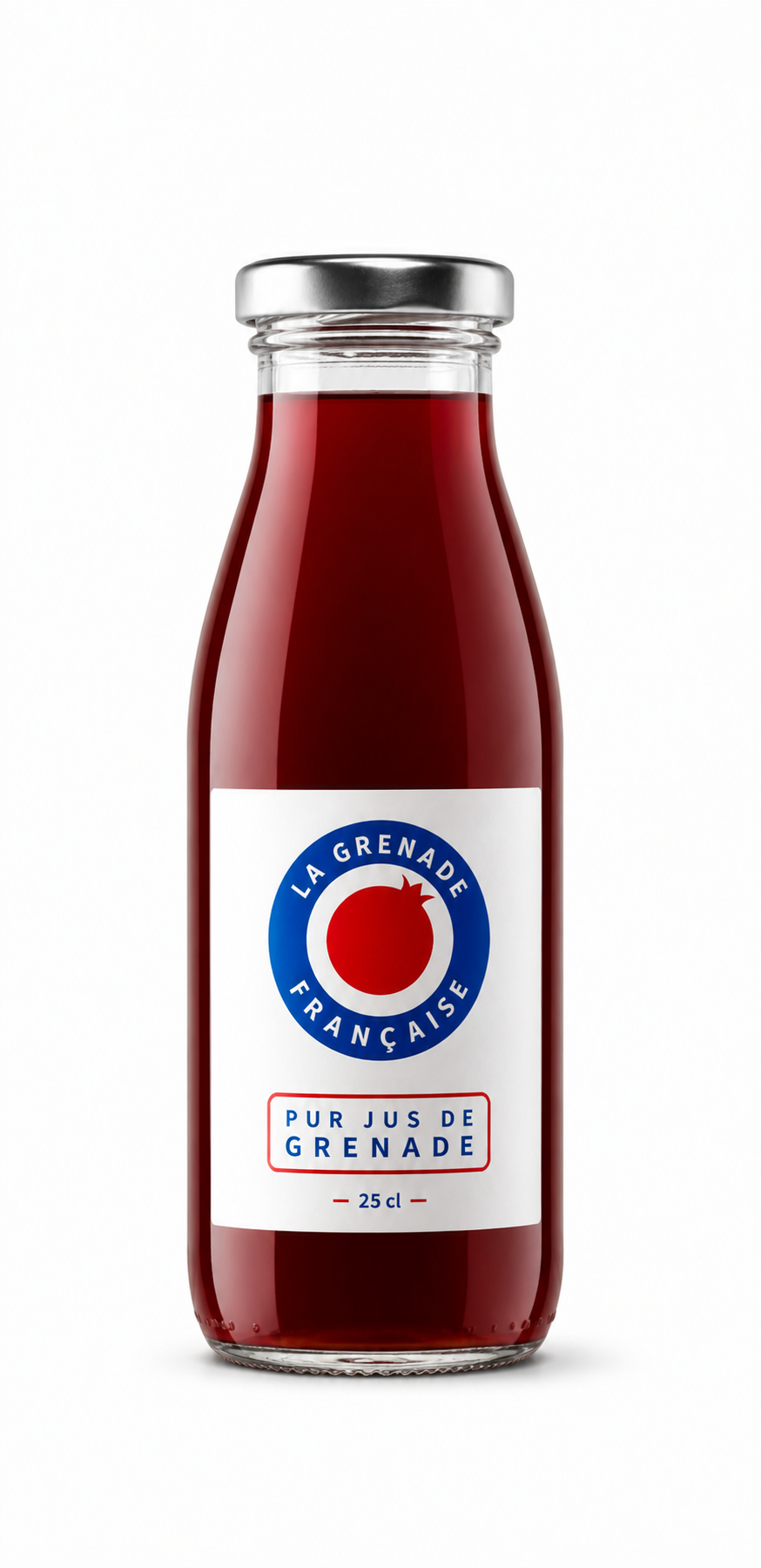 Pur jus de grenade bio La Grenade Française bouteille 25cl