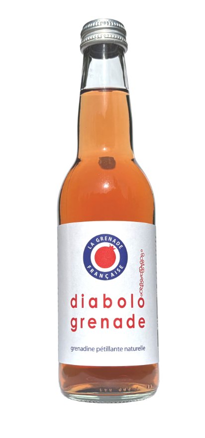 Diabolo Grenade grenadine pétillante naturelle La Grenade Française 33cl